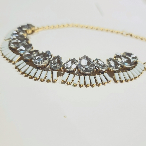 Ann Taylor Loft Crystal Statement Necklace - Picture 2 of 2